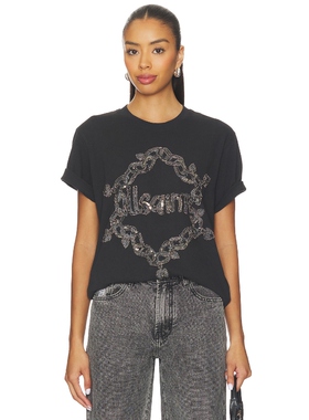 [冬季内搭]ALLSAINTS DRIP 上装黑色辣妹风REVOLVE小众新款