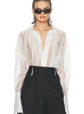 Helsa THE POET 衬衫 白色revolve小众新款