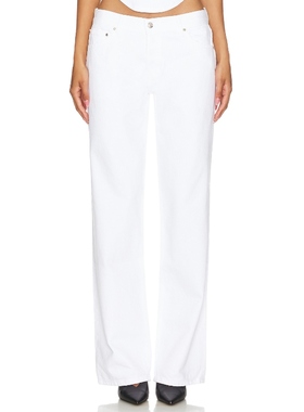 [冬季新品]EB Denim Low Rise Baggy 白色REVOLVE小众新款