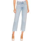 新款 AGOLDE 春季 牛仔装 新品 CROP REVOLVE新品 90S 牛仔裤