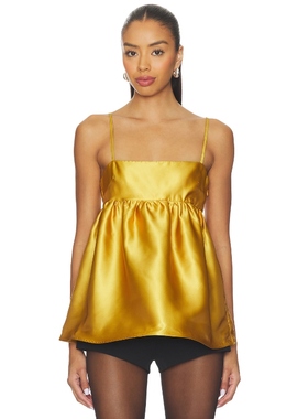 [冬季内搭]Solid & Striped YARDEN 无袖上装黄色辣妹风REVOLVE