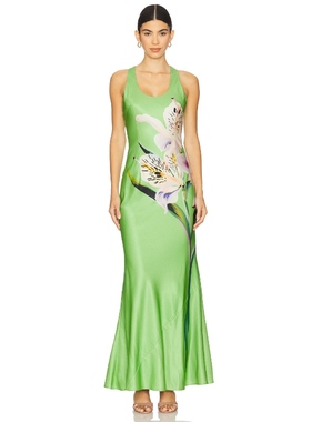 LEO LIN HELENA 裙子 绿色REVOLVE小众新款