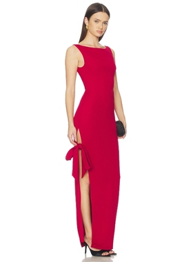 MORE TO COME RIONA 长裙 红色REVOLVE小众新款