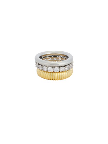 SHASHI ROUX 戒指 revolve小众新款 Metallic Silver,Metallic Go
