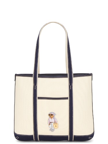 Polo Ralph Lauren CANVAS TOTE BAG 帆布手提包 26春夏新品 revo