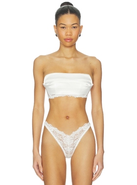 KAT THE LABEL SASHA 胸罩 白色REVOLVE小众新款