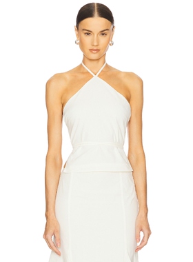 LOBA MARY 上装 象牙白 y2k辣妹风REVOLVE小众新款