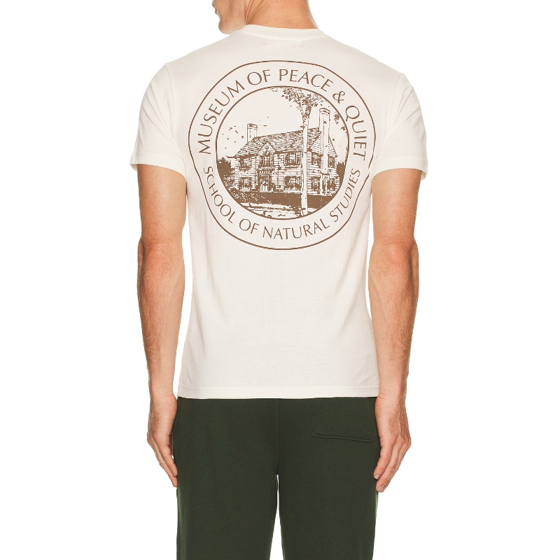 [冬季新品]Museum of Peace and Quiet白色T恤简约风印花REVOLVE