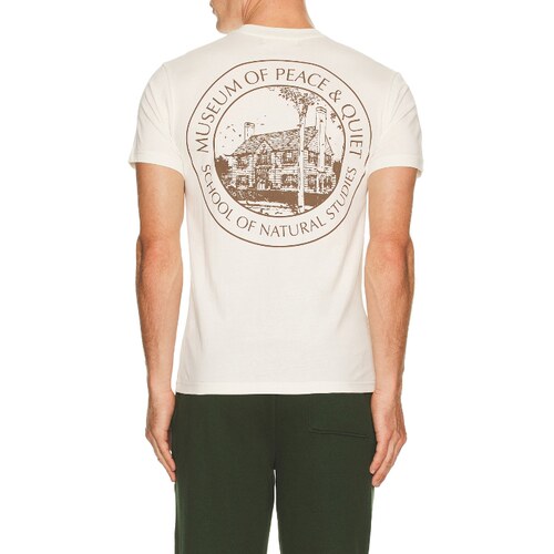 [早秋新品]Museum of Peace and Quiet白色T恤简约风印花REVOLVE