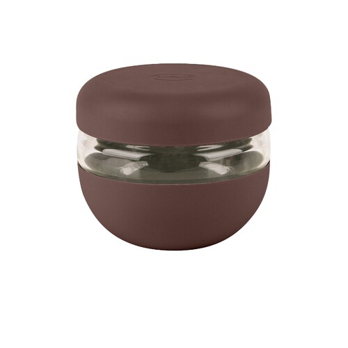w&p GLASS SEAL TIGHT BOWL 16OZ 16 盎司密封玻璃碗  棕色 秋冬