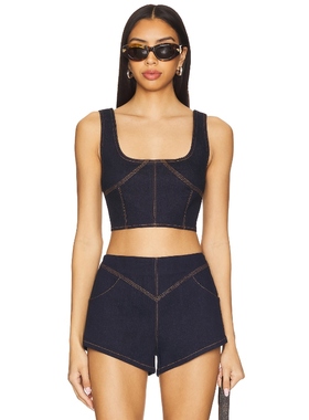 [冬季新品]Nakedvice ALBA 牛仔上装 蓝色REVOLVE小众