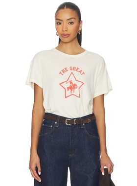 [冬季内搭]The Great THE BOXY 上装白色辣妹风REVOLVE小众新款