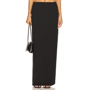 [春季新品]Lovers and Friends CASSIE 半身裙 黑色REVOLVE小众