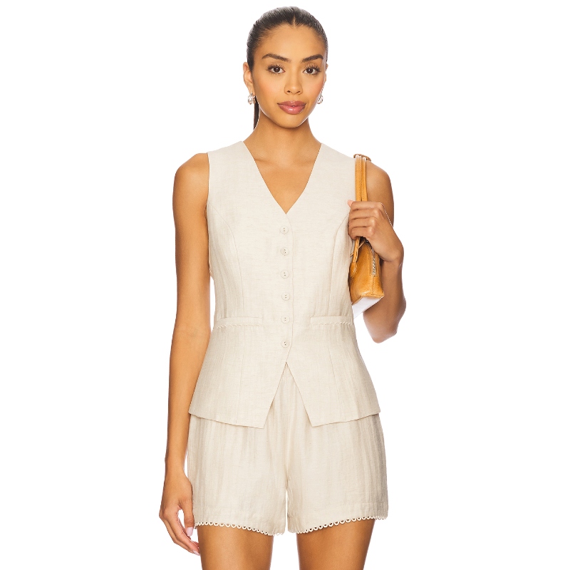 [冬季内搭]HEARTLOOM CAMPARI 背心 奶油色REVOLVE小众新款