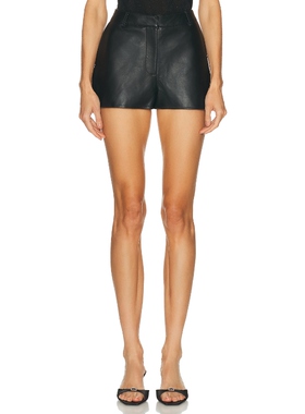 retrofete NAYA 短裤 黑色 美式休闲风REVOLVE小众新款