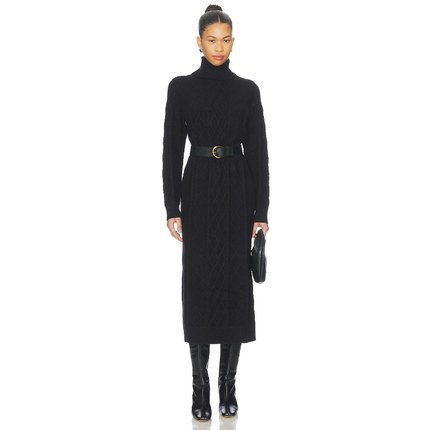 Show Me Your Mumu MONTREAL 中长款连衣裙 黑色REVOLVE小众新款