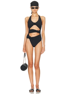 Maygel Coronel CIPRIA 泳装 黑色 y2k辣妹风REVOLVE小众新款