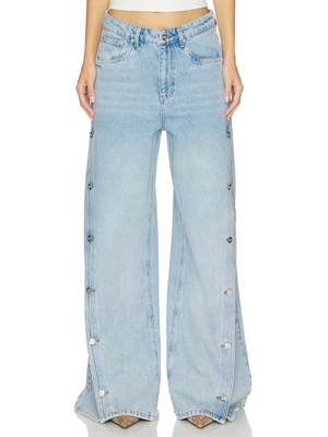 Gestuz X Barbie Stacie High Waisted Wide Jeans 26春夏新品 re
