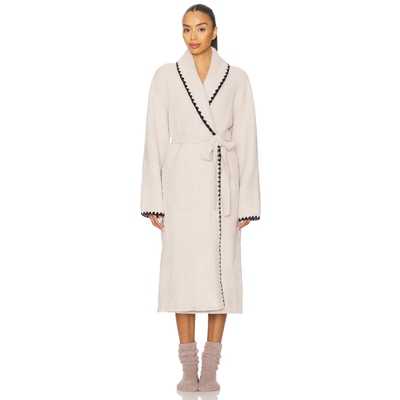 Barefoot Dreams COZYCHIC BLANKET STITCH ROBE COZYCHIC毛毯缝