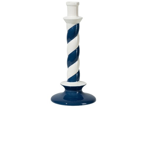 Vaisselle Tall Candle Stripe Holder 藏青色REVOLVE小众新款
