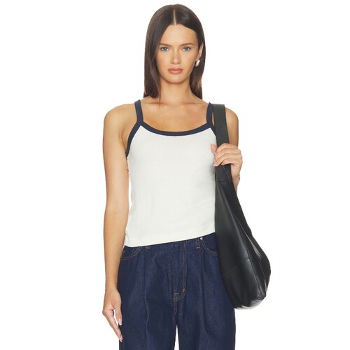 perfectwhitetee Cherry Cotton Ringer Tank 26夏季新品 revolve