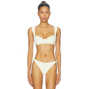 柠檬色REVOLVE小众新款 比基尼文胸上装 PLAYA SIR.