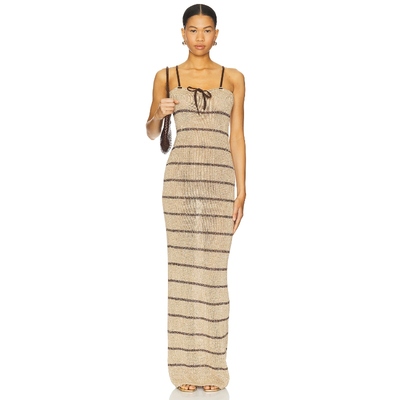 [冬季新品]ASTA RESORT CELESTE 长裙 米色REVOLVE小众