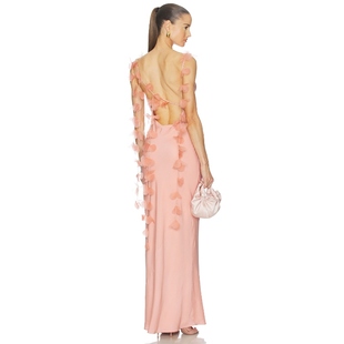 Gaia 性感礼服REVOLVE小众新款 NYMERIA 粉色 裙子 Cult