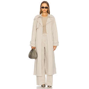 Ivy Oak CORDELIA 米色 新品 风衣 老钱风REVOLVE小众新款 春季