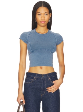 [海外直邮]Free People PROTAGONIST T恤 蓝色 基础易搭内搭REVOL