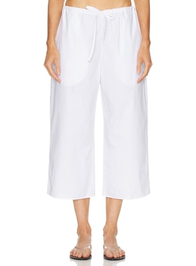 FLORE FLORE JOSEPHINE 长裤 白色 美式休闲风REVOLVE小众新款
