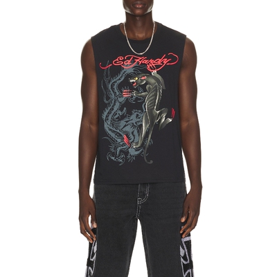 Ed Hardy PANTHER 剪口短裤 26夏季新品 revolve小众新款