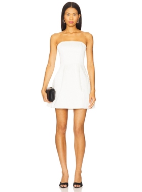 [冬季新品]Bardot KAROLINE 连衣裙 白色 REVOLVE小众