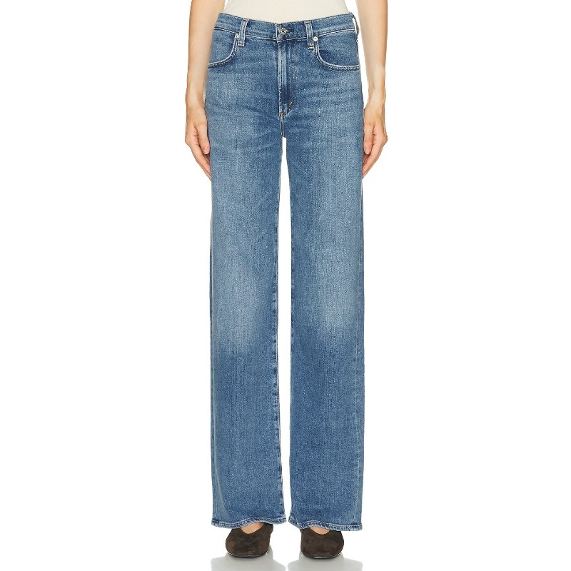 Citizens of Humanity ANNINA 直筒长裤 蓝色REVOLVE小众新款