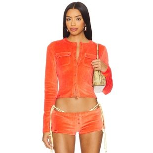 冬季 开衫 新品 London 橘红色辣妹风REVOLVE小众 Jaded
