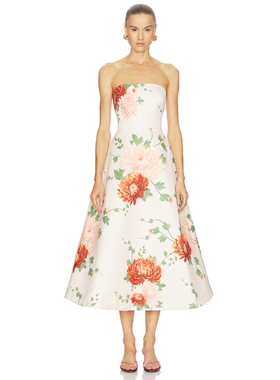 SAU LEE FIORA 裙子 revolve小众新款 象牙白