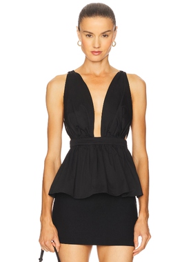 [夏季新品]Diana Milkanova Studio HATI 上衣黑色REVOLVE新款