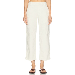 NILI 新品 LOTAN 长裤 休闲风REVOLVE小众新款 奶油色美式 春季