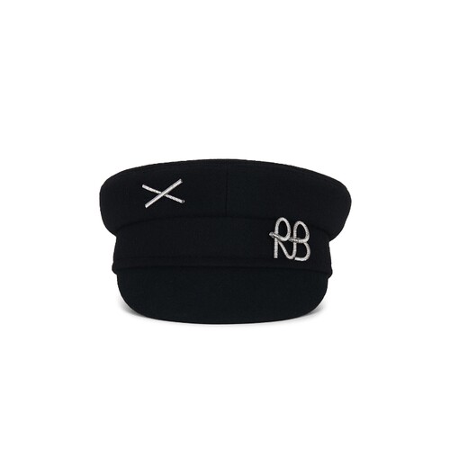 Ruslan Baginskiy 面包师帽  黑色 秋冬新品REVOLVE
