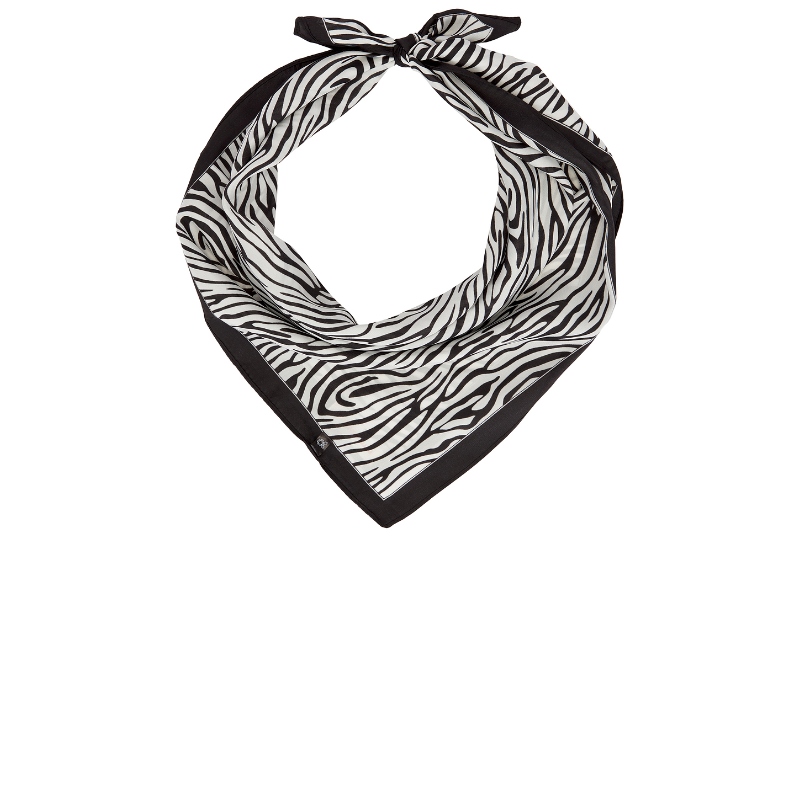 [冬季新品]petit moments ZEBRA 围巾 黑色、白色REVOLVE小众