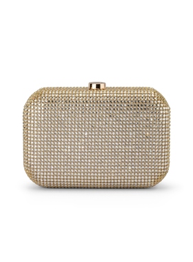 olga berg RAE 手拿包 金属金色REVOLVE小众新款