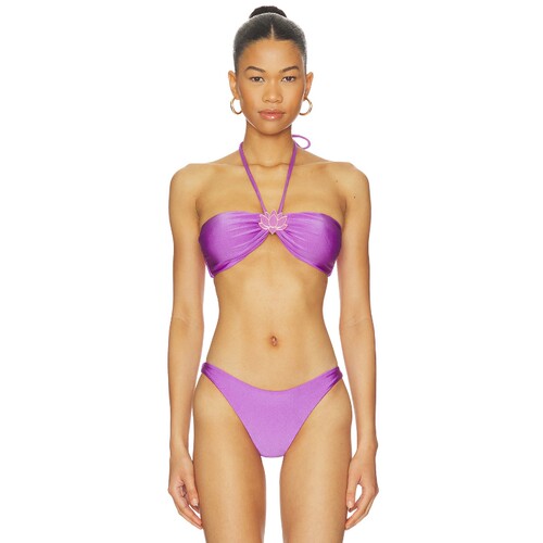 PatBO Aurora Lotus Buckle Bikini Top 26春夏新品 revolve小众