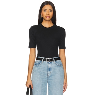 Oak 黑色REVOLVE小众新款 KRISTIN T恤 夏季 Ivy