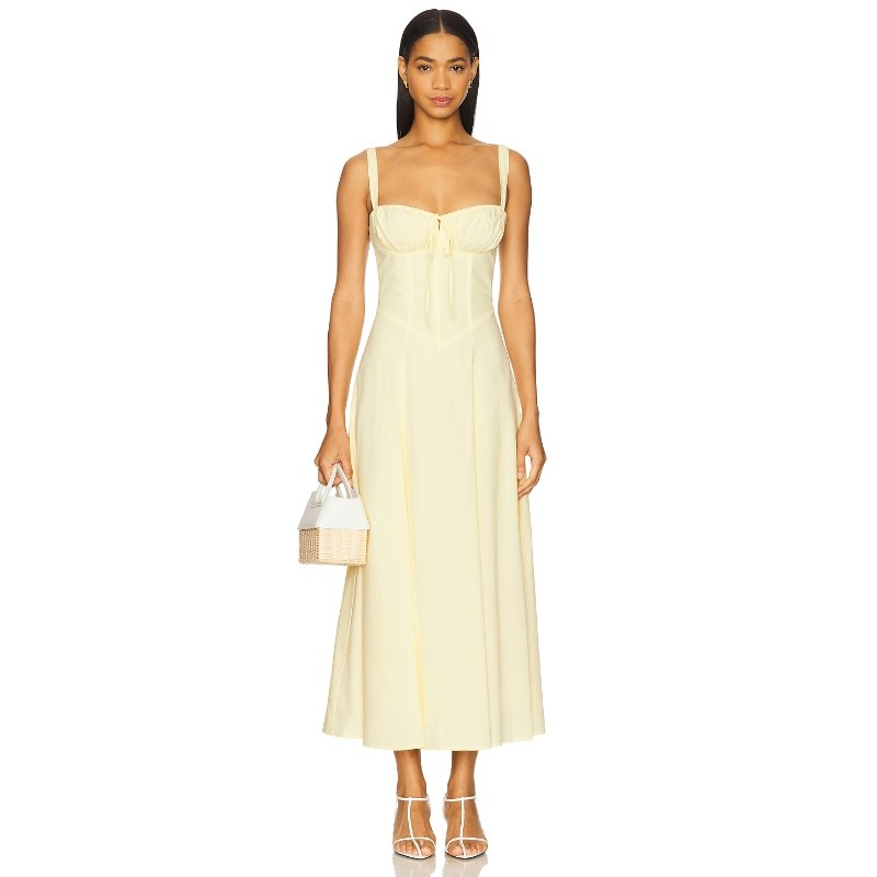 SNDYS ALESSIA 裙子 黄色REVOLVE小众新款