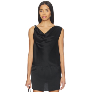 黑色REVOLVE小众新款 LESET 上装 SHELL BARB