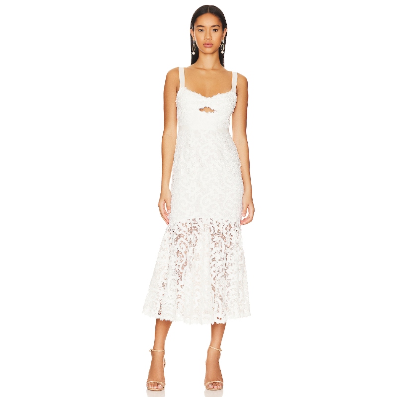 SAYLOR LESLI 中长款蕾丝连衣裙女revolve时尚小众新款