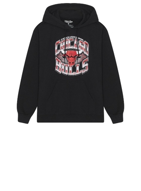 Junk Food BULLS CHROME LINES 连帽衫 黑色REVOLVE小众新款