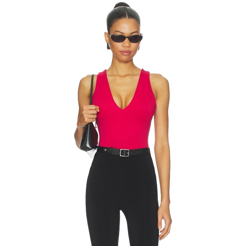 Good American SCUBA 紧身服 红色 y2k辣妹风REVOLVE小众新款