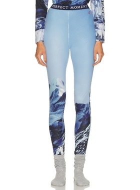 Perfect Moment 打底裤 蓝色 运动复古风REVOLVE美国官网直邮进口