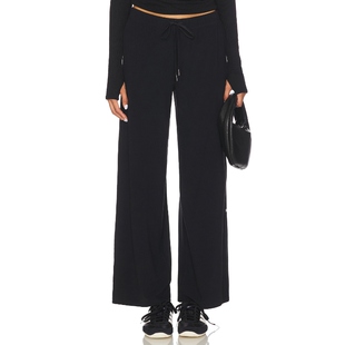 BRYNN 休闲风REVOLVE小众新款 长裤 美式 黑色 Splits59